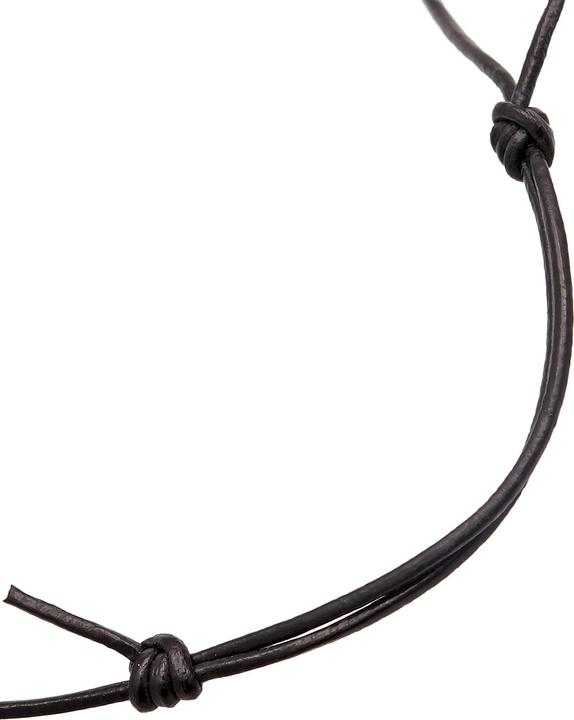 Image du produit Elli Collier support de breloques bande textile argent 925 (Argent sterling 925, Cuir, Pas de pierre précieuse)