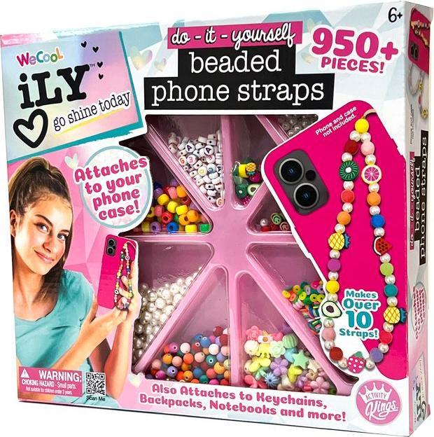 Actual product image Make it Real WCOOL DIY set Beaded Phone Straps