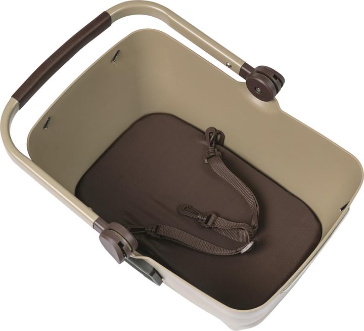 Immagine prodotto Basil Buddy panier de vélo pour chien KF, 32L, brun biscotti (Cane, Lavabile)