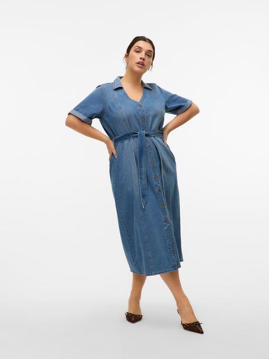Produktbild Vero Moda VMCTRYLLA Midikleid Jeanskleid (46)