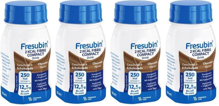 Immagine prodotto Fresubin 2 kcal Bevanda compatta di fibre al cioccolato (4x125ml) (Cioccolato, 4 x)