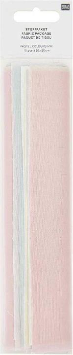 Actual product image Rico Design Fabric package,Pastel Col.Mix 10pcs.100243