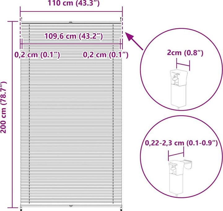 Actual product image VidaXL Eward (110 x 200 cm)