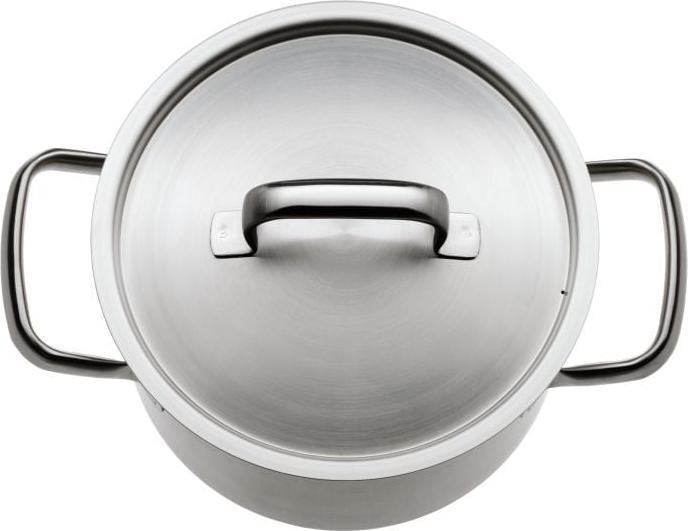 Productafbeelding WMF Kookpot Koekenpan Inductie 16cm Metalen Deksel 1,4l Gourmet Plus Roestvrij Staal (16 cm, Braadpan + kasserol, Steelpan, Roestvrij staal)
