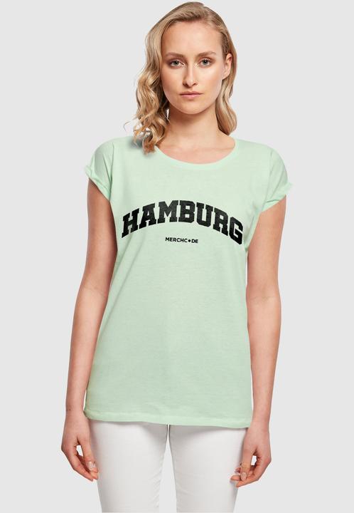 Produktbild Merchcode Ladies Hamburg Wording - T-Shirt - 116845 (L)