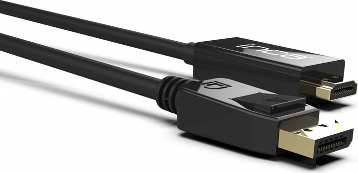 Immagine prodotto Inca DisplayPort a HDMI, lunghezza cavo 1,8 m, 10,2 Gbit/s (max.) (1.80 m, DisplayPort, HDMI)