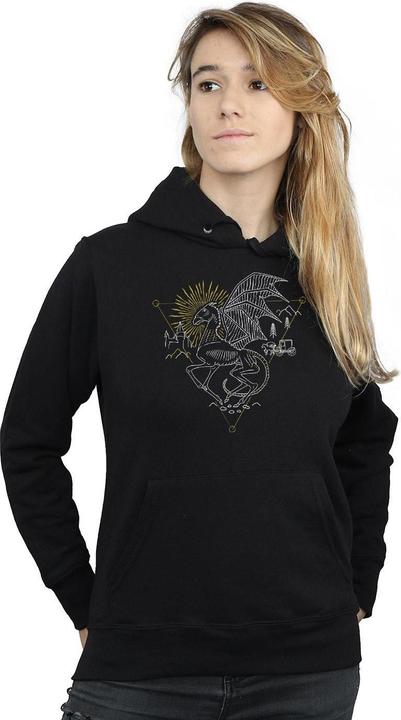 Actual product image Womens/Ladies Thestral Line Art Hoodie (S)