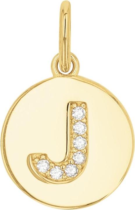 Actual product image Amor Cupid pendant for ladies, 925 Sterling silver, zirconia synth. | J (Silver 925)