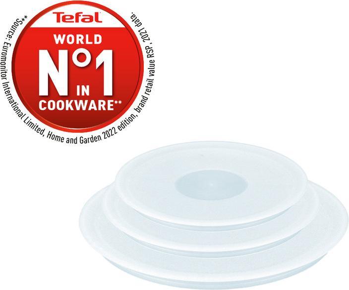 Image du produit Tefal Ingenio G6 Set de couvercles en plastique 16/18/20cm (20 cm, Matières plastiques)