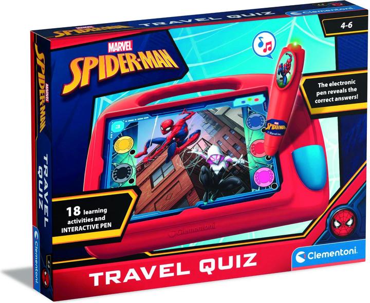 Actual product image Clementoni Travel Quiz Spiderman