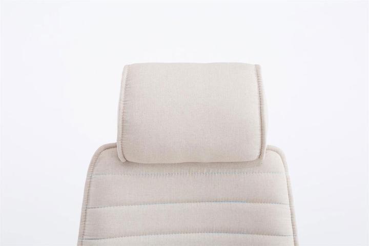 Image du produit CLP Chaise de bureau Rako tissu, beige