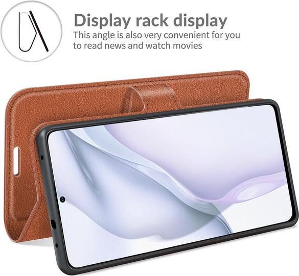 Productafbeelding MU Classic Litchi Leren Boekomslag Serie (Huawei P50)