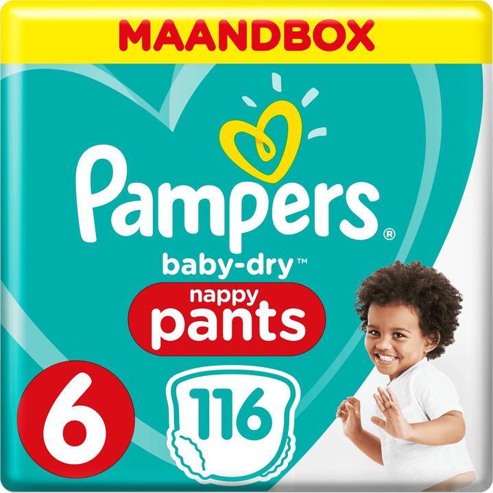 Pampers Baby-Dry Pants (Gr. 6, Monatsbox, 116 Stück)