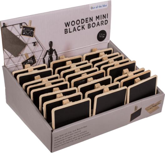 Immagine prodotto Magni Tavoletta di legno mini 7x7cm con clip per etichettatura (7 x 7 cm)