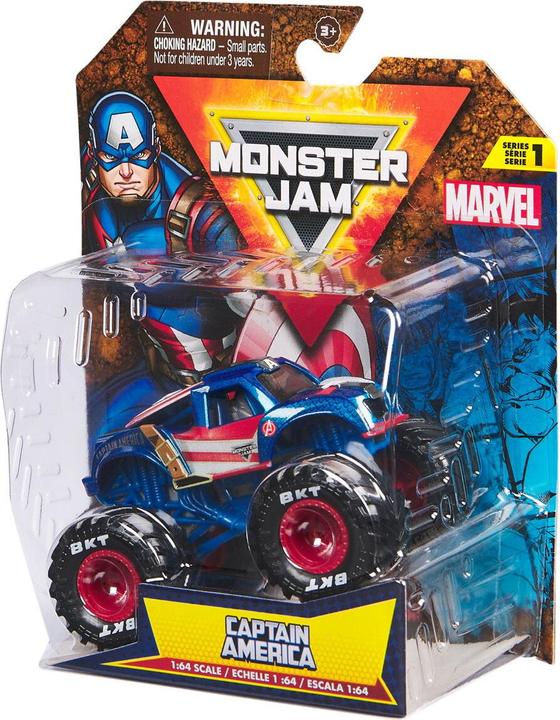 Image du produit Monster Jam 1:64 Marvel Single-Captain America (6071333)