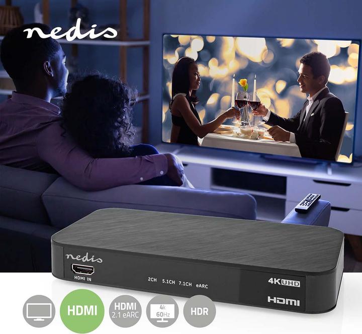Produktbild Nedis Digital Audio Converter | 2-Weg | Anschlüsse – Eingang: DC Power / 1x HDMI™ Eingang | Anschlüs