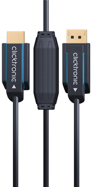 Produktbild clicktronic DisplayPort — HDMI (Typ A) (5 m, DisplayPort, HDMI)