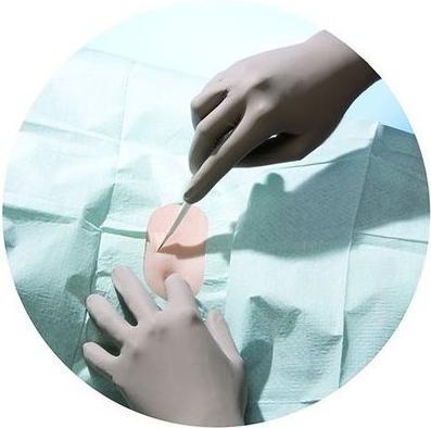 Produktbild Meditrade Operationshandschuhe Neopretex OP Gr6.5 steril 50 Stk (6.5)