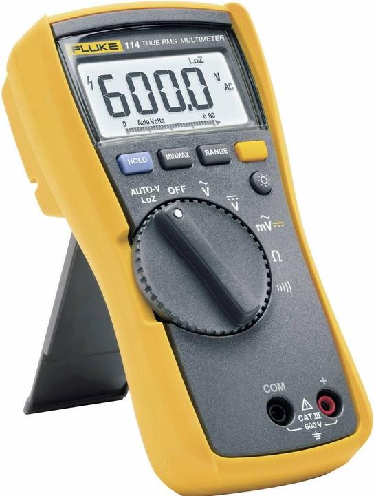 Immagine prodotto Fluke 114 Multimetro portatile calibrato (ISO) digitale CAT III 600V Display (conteggi): 6000 (CAT III 600V)