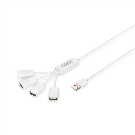 Immagine prodotto Digitus ragno sottile (USB-A, 4 Porti)