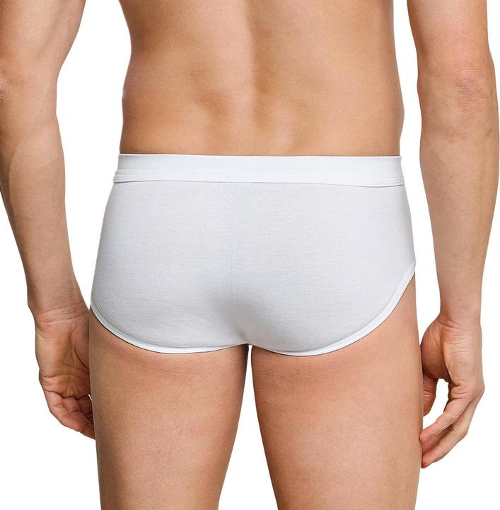 Image du produit Schiesser Lot de 4 slips de sport à fines côtes Cotton Essentials (M, paquet de 4)