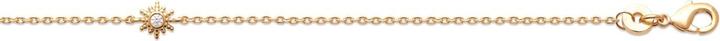 Actual product image Lara Gold plated BRACELET - 16+2 - ZIRCONIA - SUN (Gold plated)