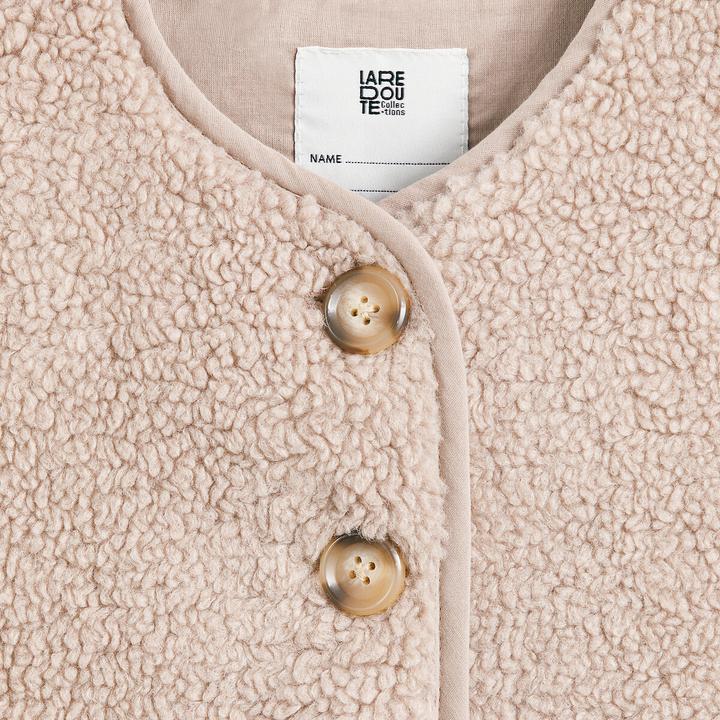 Actual product image La Redoute Collections Faux fur waistcoat (152)