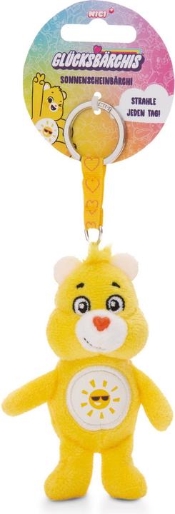 Actual product image NICI Sunshine bear keyring