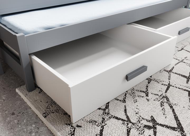 Image du produit ADRK Furniture Kinder-Doppelbett Olen 180x80 mit Matratze (180 x 80 cm)