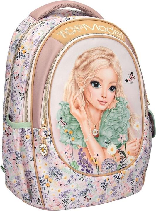 Produktbild Top Model Topmodel - School Backpack SUMMER FEELING - Pastel Shades with Sage-Colored Details - 44x34x24 c... (19.60 l)