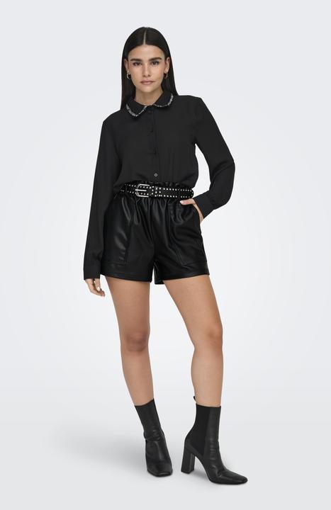 Produktbild JdY JDYMAYA Hohe Taille Normal geschnitten Kunstledershorts Kunstledershorts (XL)