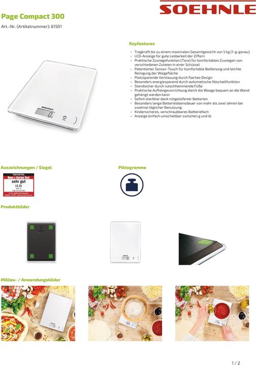 Productafbeelding Soehnle Pagina Compact 300