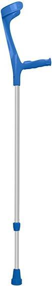 Actual product image Ossenberg Crutch anatomical soft combi blue 140kg clip