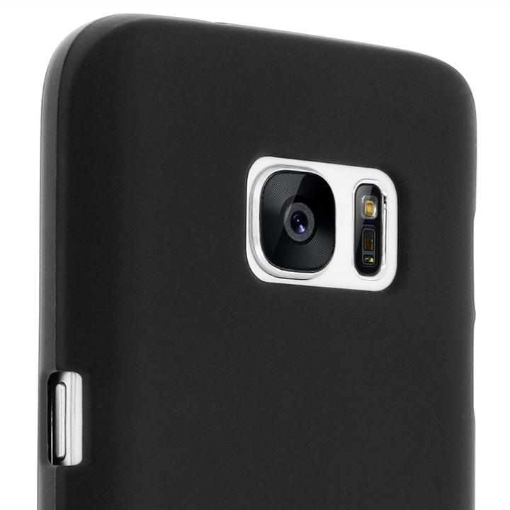 Actual product image Avizar Unbreakable black silicone protective case for Samsung Galaxy S7 (Samsung Galaxy S7)