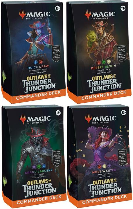 Actual product image Magic the Gathering Outlaws of Thunder Junction (English, Commander)