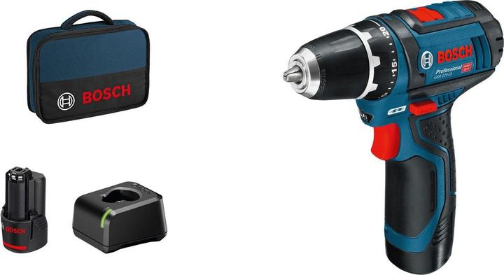 Image du produit Bosch Professional GSR 12V-15 (Fonctionnement sur batterie)
