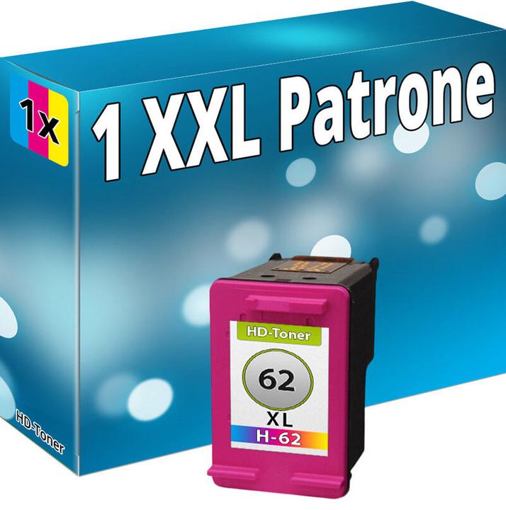 Image du produit Druckfuxx 1x TINTE PATRONEN für HP 62-XL ENVY 5540 5541 5542 5543 5544 5545 5546