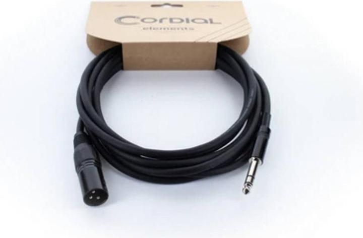 Produktbild Cordial EM 3 MV XLR Verbindungskabel (1x XLR-Stecker 3 polig - 1x Klinkenstecker (3 m)