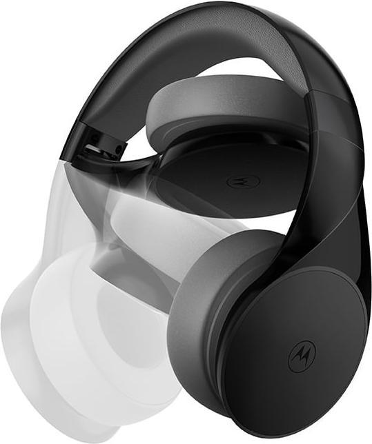 Actual product image Motorola Moto XT 500 Headphones Wireless Headband Call/Music Bluetooth Black (No noise cancelling, 25 h, Wireless)