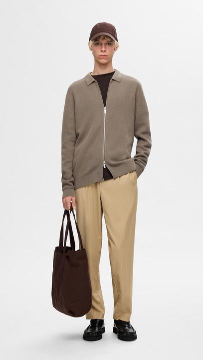 Image du produit Selected Homme Cardigan en tricot avec fermeture éclair (S)