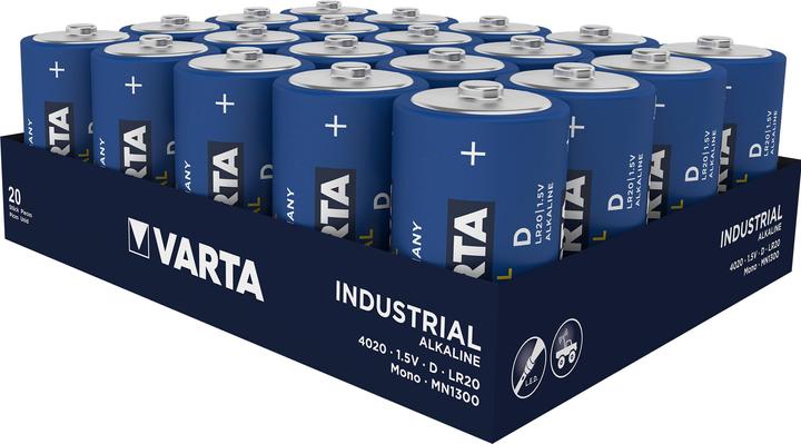 Image du produit Varta Industrie (20 pcs, D, 17000 mAh)
