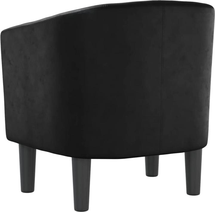 Immagine prodotto VidaXL Clubsessel Schwarz Kunstleder,Farbe: Schwarz,Material