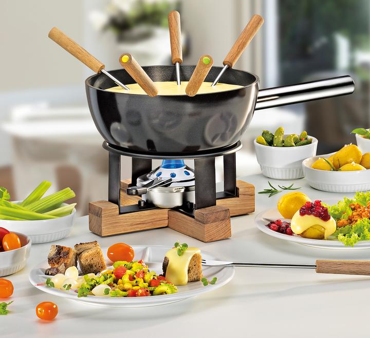 Actual product image Spring Fondue au fromage Lausanne Fonte d'aluminium ø 23 cm (Cheese fondue)