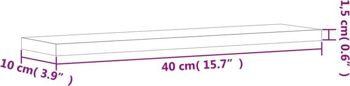 Actual product image VidaXL Mountain devil (40 x 10 x 1.5 cm)