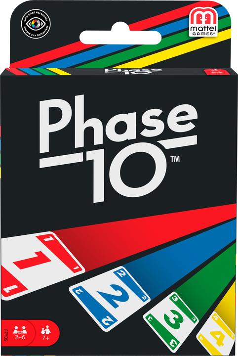 Mattel Games Phase 10 (Deutsch, Englisch, Französisch, Italienisch)