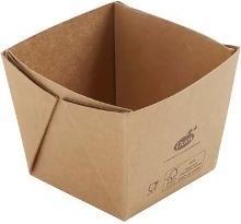 Actual product image Multi Bakke boks Viking 75x75x60 mm uden Låg Pap Ecoecho Brun,300 stk/krt (300 x)