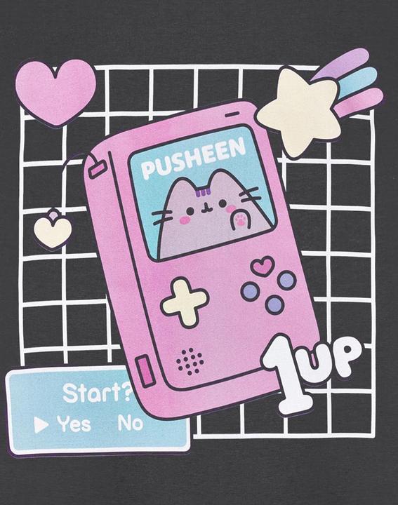 Actual product image Pusheen Womens/Ladies Gameboy Short-Sleeved T-Shirt (S)