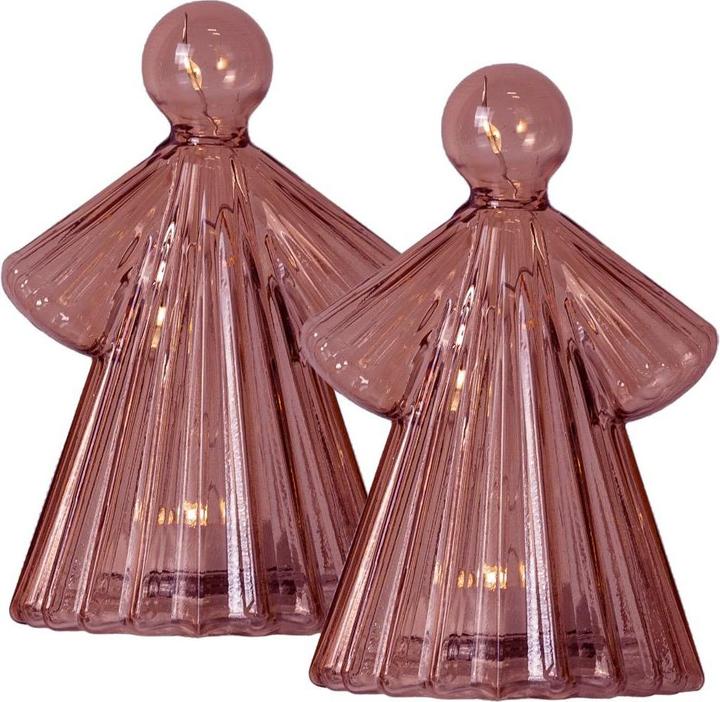 Image du produit Sirius Décoration de table Ange Albert, Ø 6.5 x H 10.5 cm, Bordeaux