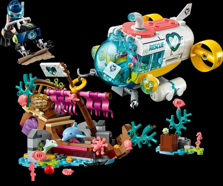 Actual product image LEGO Lifeboat for dolphins (41378, LEGO Friends)