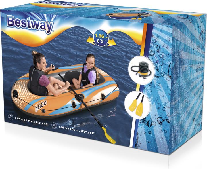 Immagine prodotto Bestway Set di zattere Kondor Elite 2000 (196 cm, 2 pers.)